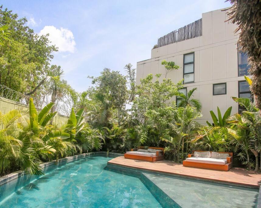 Dhalia - Private Roof With Pool & Beach Club Access Tulum Luaran gambar
